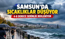 Samsun’da Sıcaklıklar 4-8 Derece Birden Düşecek