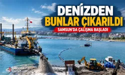 Samsun Kurupelit Marina’da Bunlar Çıkarılıyor