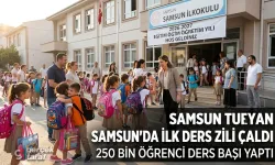 Samsun'da 250 bin öğrenci ders başı yaptı