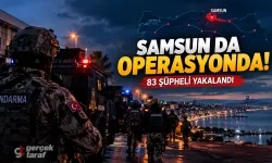 Samsun dahil 28 ilde operasyon, 83 gözaltı