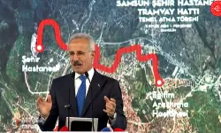 Samsun Şehir Hastanesi’ne Yeni Tramvay Hattı Temeli Atıldı