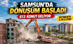 Zeytinlik’te dönüşüm başladı: Samsun’da 1.925 konut geliyor