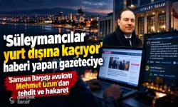 Alihan Kuriş Haberi Sonrası Samsun’da Gazeteciye Tehdit
