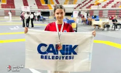 Samsun Canikli Tekvandocu Asiye Nur Bilgin Finalde