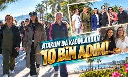 Samsun Atakum'da kadınlardan sağlıklı yaşam için 10 bin adım