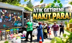 Samsun'da Atığını Getirene Para! ATM'den Çekilebiliyor