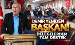 Eğitim-Bir-Sen Samsun 2 No'lu Şubede Tevfik Yılmaz Demir yeniden başkan seçildi