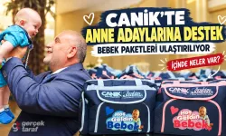 Samsun Canik’te anne adaylarına bebek destek paketi dağıtılıyor