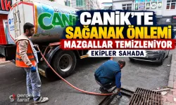 Samsun Canik’te sağanak yağışlara karşı mazgal temizliği yapıldı