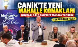 Samsun Canik’te muhtarlarla istişare toplantısı