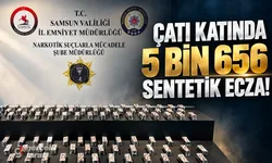 Samsun İlkadım'da çatı katına narkotik operasyonu!