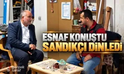 Canik'te Esnafla Buluşan Sandıkçı'dan Ortak Akıl Mesajı