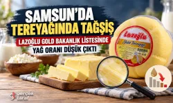 Samsun'da Lazoğlu Gold tereyağı Bakanlığın tağşiş listesinde!