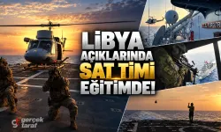 Libya Açıklarında Türk Fırkateyninden Dikkat Çeken Eğitim! SAT Timi de Katıldı