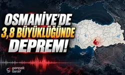 Osmaniye Sumbas'ta 3,8 büyüklüğünde deprem!