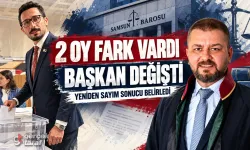 Samsun Barosu seçiminde sonuç değişti: Başkan Kutluhan Gökçe oldu