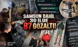 Samsun dahil 30 ilde Daltonlar operasyonu! 87 gözaltı