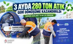 Samsun sahilinde 3 ayda 280 ton atık geri dönüşüme kazandırıldı