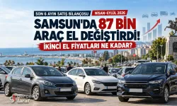 Samsun'da 6 ayda 87 bin araç el değiştirdi! Otomobil fiyatları ne kadar?