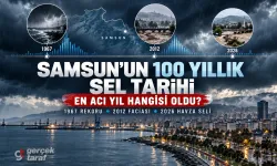 Samsun'un 100 yıllık sel felaketleri