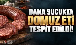 Dana sucukta domuz eti çıktı! Bakanlık ifşa etti