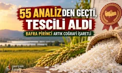 Bafra Pirinci coğrafi işaret aldı