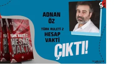Adnan Öz'ün polisiye macera kitabı Türk Ruleti 2 - Hesap Vakti kitabı çıktı