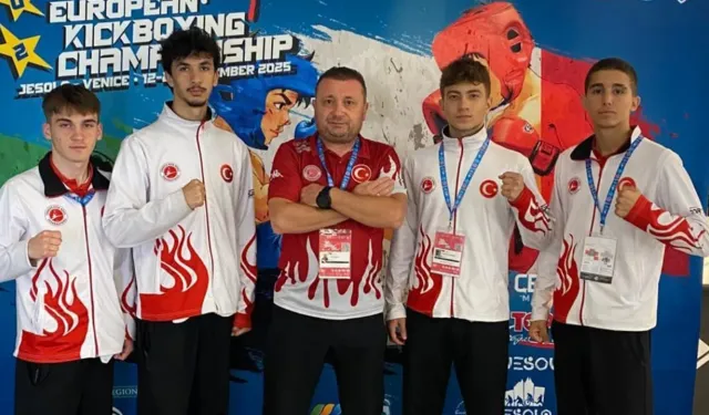 Samsunlu Kick Boksçular Avrupa’dan Madalyayla Döndü!