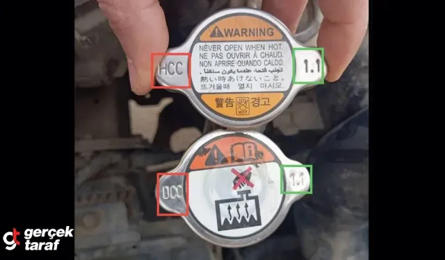 HCC ve DCC radyatör kapakları nedir, 1.1 bar işareti ne anlama geliyor?