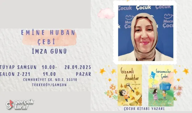 Çocuk Kitabı Yazarı Emine Huban Çebi TÜYAP Samsun Kitap Fuarı’nda Okurlarıyla Buluşuyor