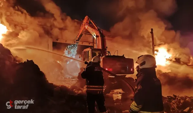 Samsun Bafra OSB’de Yangın Çıktı