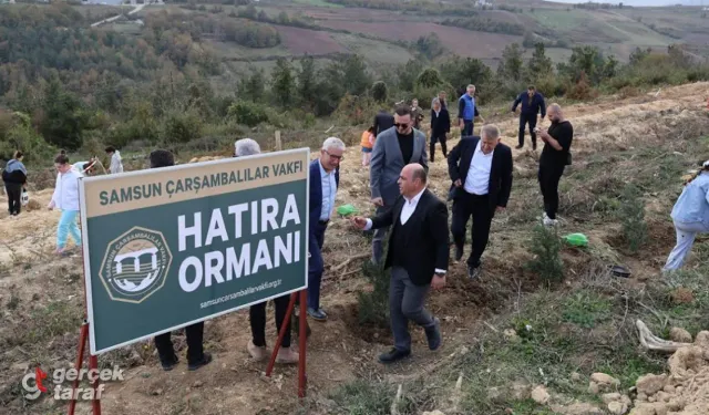 Samsun Çarşambalılar Vakfı’ndan Anlamlı Ağaçlandırma Etkinliği