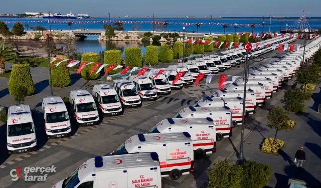 Bakan geliyor, ambulanslar yola çıkıyor! Samsun’da büyük tören