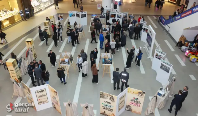 Samsun’da Filistin Sergisine Akın: İsrail’in Vahşeti Fotoğraflarla Anlatıldı