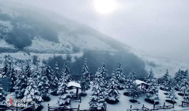 Samsun'a Kar Yağdı, Başkan Görüntü Paylaştı