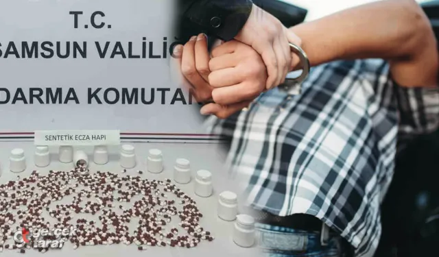 Jandarma Tek Bir Adreste Tarih Yazdı: Canik'te Binlerce Uyuşturucu Kapsülüne El Konuldu!