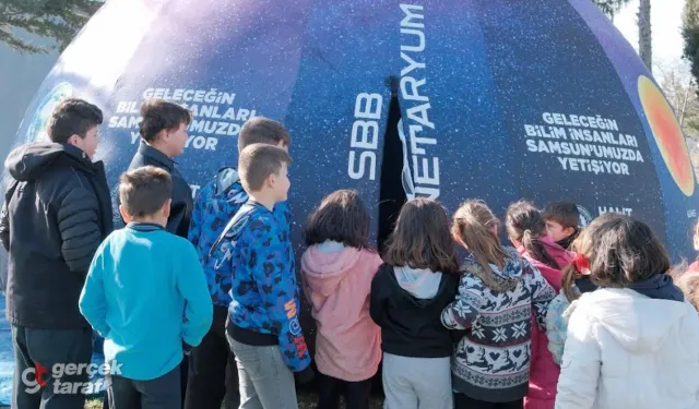 Samsun’da bilim merkezden köylere indi: Çocuklar şaşkın, öğretmenler mutlu