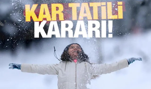 Samsun'da okullar tatil edildi, 13 Ocak Salı günü kar tatili oldu