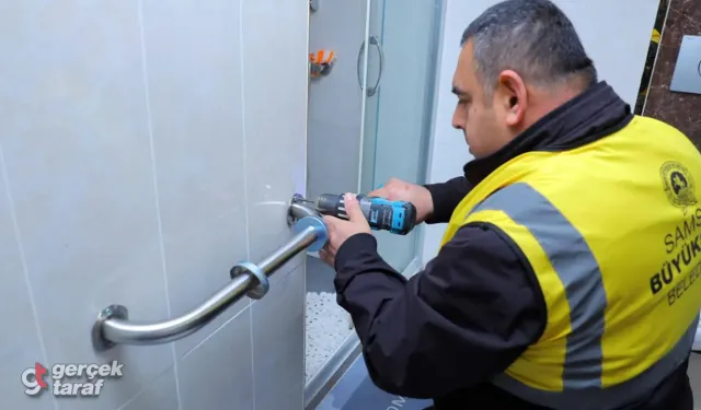 Samsun Büyükşehir Belediyesi ev içi tutunma aparatı hizmetini 17 ilçeye yaydı