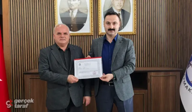 Havza'da Müdür Değişimi: Kaymakam'dan Ayrılan İlçe Tarım Müdürüne Başarı Belgesi