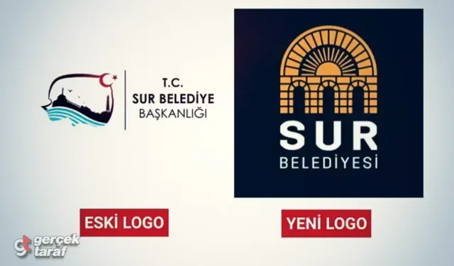 Sur Belediyesi logosunu değiştirdi Türk Bayrağı çıkarıldı