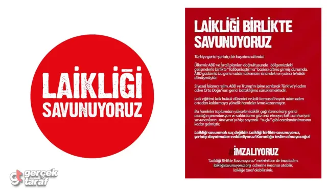 "Laikliği Birlikte Savunuyoruz" bildirisine 168 isim imza attı, işte o isimler Türkiye için gerici-şeriatçı dedi