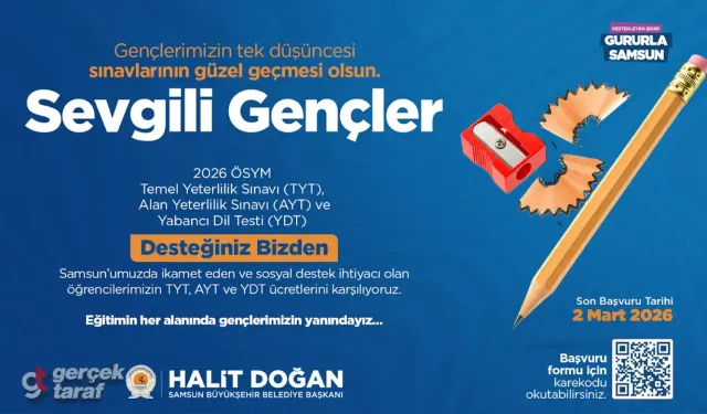 Başlık: Samsun Büyükşehir’den Üniversite Adaylarına Sınav Ücreti Desteği