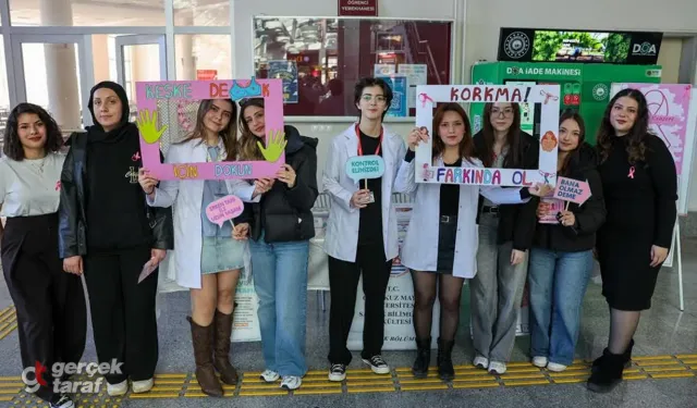 OMÜ'de Rahim ve Meme Kanseri İçin Kadın Kanserlerine Karşı Farkındalık Etkinliği