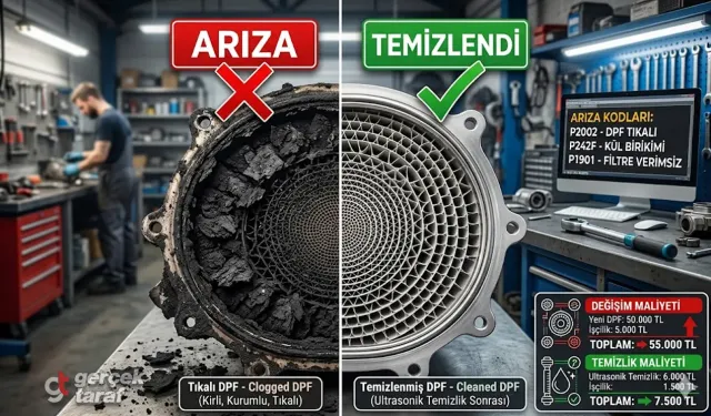 Dizel araçlarda DPF arızası nedir, temizliği ve değişimi ne kadar tutar?