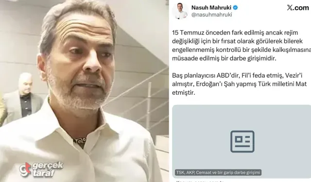 Nasuh Mahruki 15 Temmuz paylaşımı Sonrası Gözaltına Alındı!