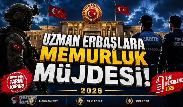 Uzman Erbaş ve Erlere Sivil Kamu Yolu Açıldı! İnfaz Korumadan Zabıtalığa 7 Kritik Kadro!