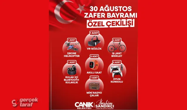 Samsun Canik Belediyesi'nden Bayrama Özel Hediyeler