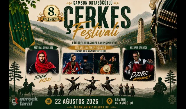 Samsun'da 8. Geleneksel Çerkes Festivali