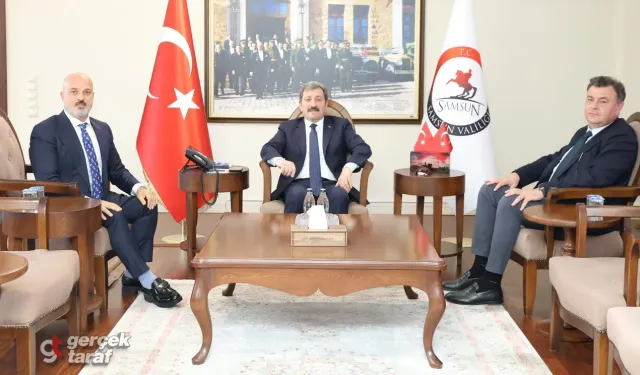 Başbakan'a Şapşik Demişti, Onur Bıyıklı Samsun Valisini Ziyaret Etti